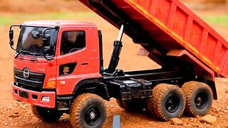 The Red RC Hino in Action