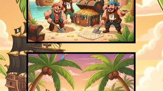 Mystery of the Island Treasure   Can You Spot the Differences?