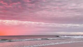 Morning beach atmosphere