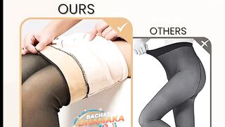 BLINKIN Womens Skinny Fit Mid Rise Soft Touch Thermal Skinny Tights,  Bachat Dhamaka
