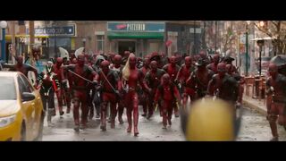 Pertarungan antara Deadpool dan Wolverine