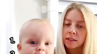 Cute Baby Says Dada Instead of Mama