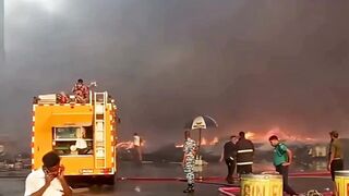 Fire breaks out at Bangladesh s main international airport, suspending flights