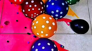 Letter Y Nine Water Balloon Orbeez Popping Reverse