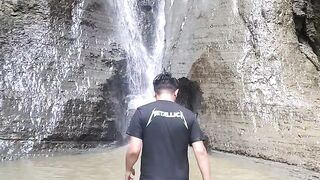 Beautiful Waterfall Enjoying Waterfall