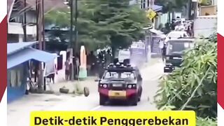 Polisi Gerebek Sarang Narkoba di Palu, Barakuda Diserang Massa Saat Operasi