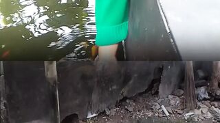 Bermain dengan hewan peliharaan