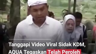 Setelah video sidak Gubernur Jabar Dedi Mulyadi viral, AQUA akhirnya buka suara
