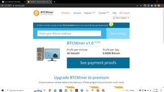 BTC Miner New Bitcoin Auto Mining Website Real or Fake