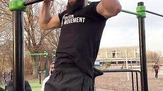 Had to show the boys that the bottle Muscle- up is not Fake! ????