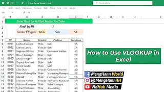 VLOOKUP in Excel - How It Works(360P).