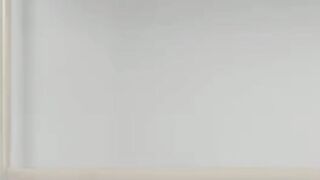 Sivil 36'' Wide Round Coffee Table with Glass Top in Brass