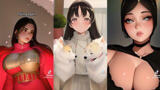 Ai manga filter TikTok Compilation
