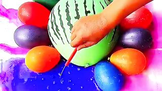 Beautiful Watermelon Mini Colorful Balloons and Orbeez Popping Reverse ASMR Satisfying Relaxing   Unduh sekarang