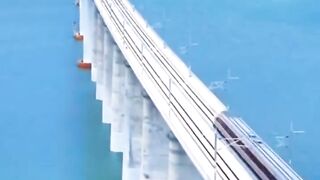 Jembatan Laut untuk kereta cepat tercanggih