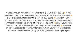 Does Deleting My Paramount Plus Account Cancel My Subscription?