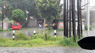 Rain in the street