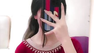Enjoying the camera of mobile phone