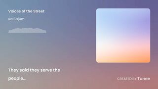 Official audio song tunee voices of the street