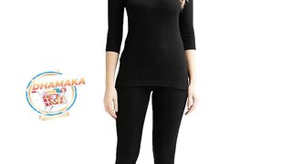 Jockey 2503 Womens Super Combed Cotton Rich Three Quarter Sleeve Slim Fit Thermal bachat dhamaka