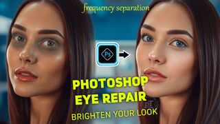 How to Remove Dark Eye Circles in Photoshop with Pro Technique