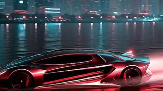 The Futuristic Red Hypercar Yacht That Rules the Night!