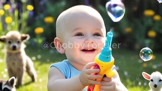 Baby and Grandpa Make Magical Bubbles!
