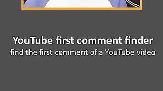 What was the first ever Youtube comment on Youtube