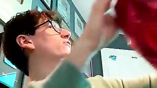 Jack plays with helium