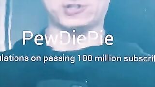 My Reflection in PewDiePies 100 Million Play Button