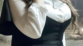 Jueshh beauty in black tight heavyzxy