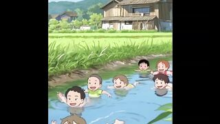 This is what a fun childhood atmosphere looks like.