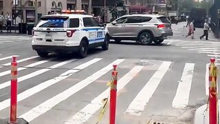 NYPD Executes Dramatic Roadside Arrest on Busy New York City Street!