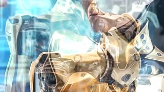 Future Tech Humanoid Robot Repairs Damage Instantly