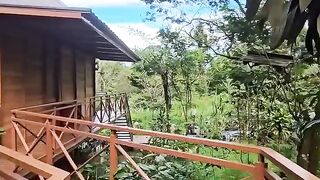 CHEAP TOURISM  CAMPING ON THE RIVERBANK