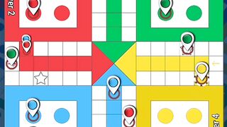 Ludo Game Play 4 Player Match Highlights (Red, Blue, Green, Yellow)