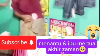 Ibu mertua main kuda lumping sama mantu