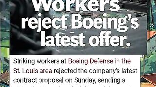 Workers reject Boeings latest offer after nearly 3 months on strike