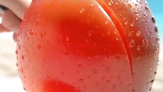 fresh fruit pieces
