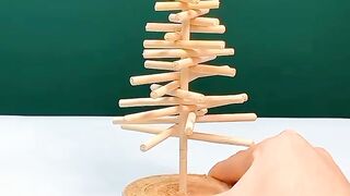 DIY Bamboo Stick Tree Decoration   Simple and Beautiful Craft Idea