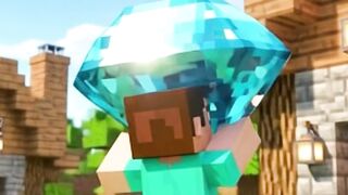 Steve cant even open his own door - Minecraft animation