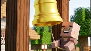 Dont play with the village bell - Minecraft Animation