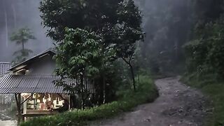 Atmosphere Of a village On the edge Of the forest