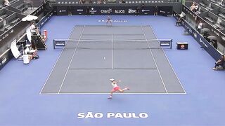 Alex Eala Vs Janice Tjen Quarterfinals Sao Paolo Open 2025 WTA250  Highlights