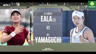 Alex Eala Vs Mei Yamaguchi Highlights Round 16 Jingshan Open WTA125
