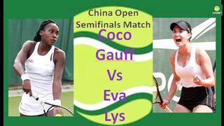 Coco Gauff Vs Eva Lys Highlights Quarterfinals Match China Open 2025