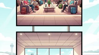 Airport Waiting Room   Can You Spot the Differences?