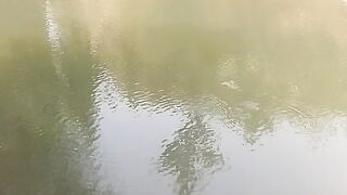 fishing in the river