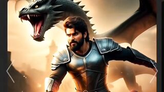 In a land where dragons guard destiny, one man will defy fate itself.  Sword in  in his  is Pushpa  The Warrior King.