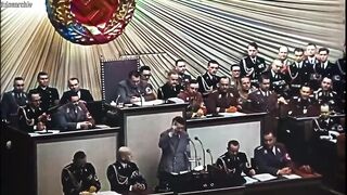 Adolf Hitler Speech in Color 1939 Reichstag Berlin.